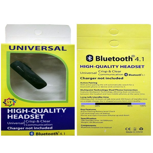 UNIVERSAL HIGH-QUALITY HEADSET Bluetooth 4.1