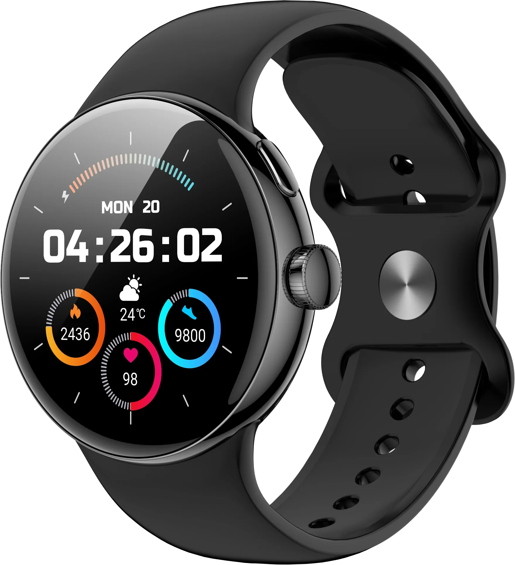 Xinji Nothing 2 SmartWatch – Black Color